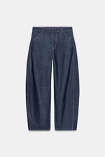 БРЮКИ BARREL ИЗ ЛЬНА — ZARA