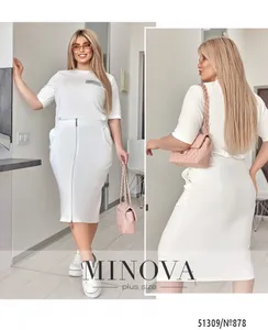Костюм 878-белый Minova