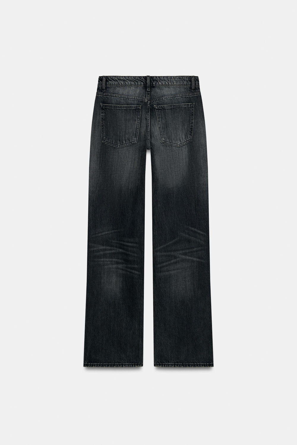 ДЖИНСЫ TRF WIDE-LEG С НИЗКОЙ ПОСАДКОЙ — ZARA