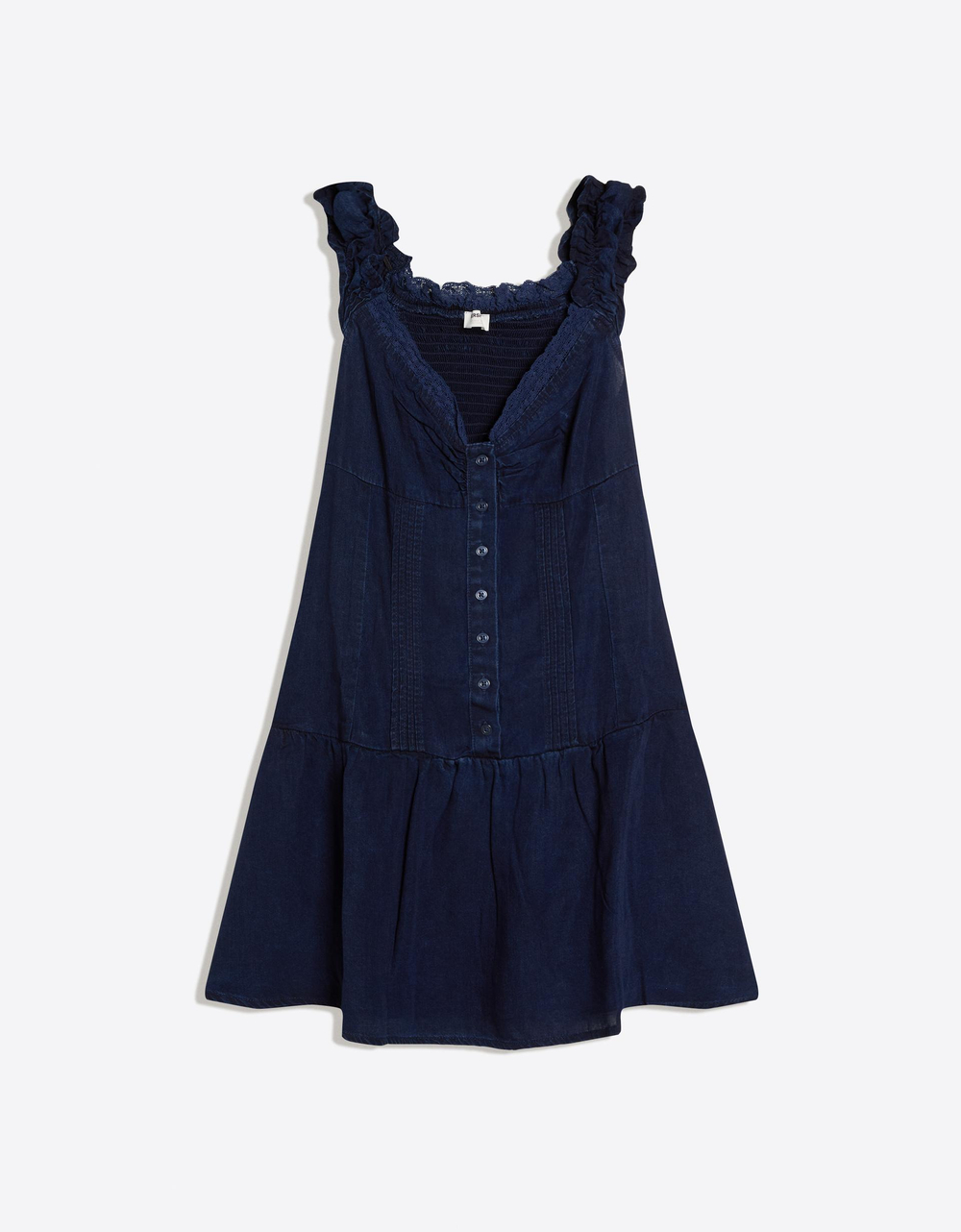 МИНИ-ПЛАТЬЕ ИЗ ДЖИНСОВОЙ ТКАНИ - BERSHKA