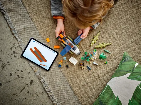 Конструктор LEGO City 60425 Исследователь джунглей: Водный самолет