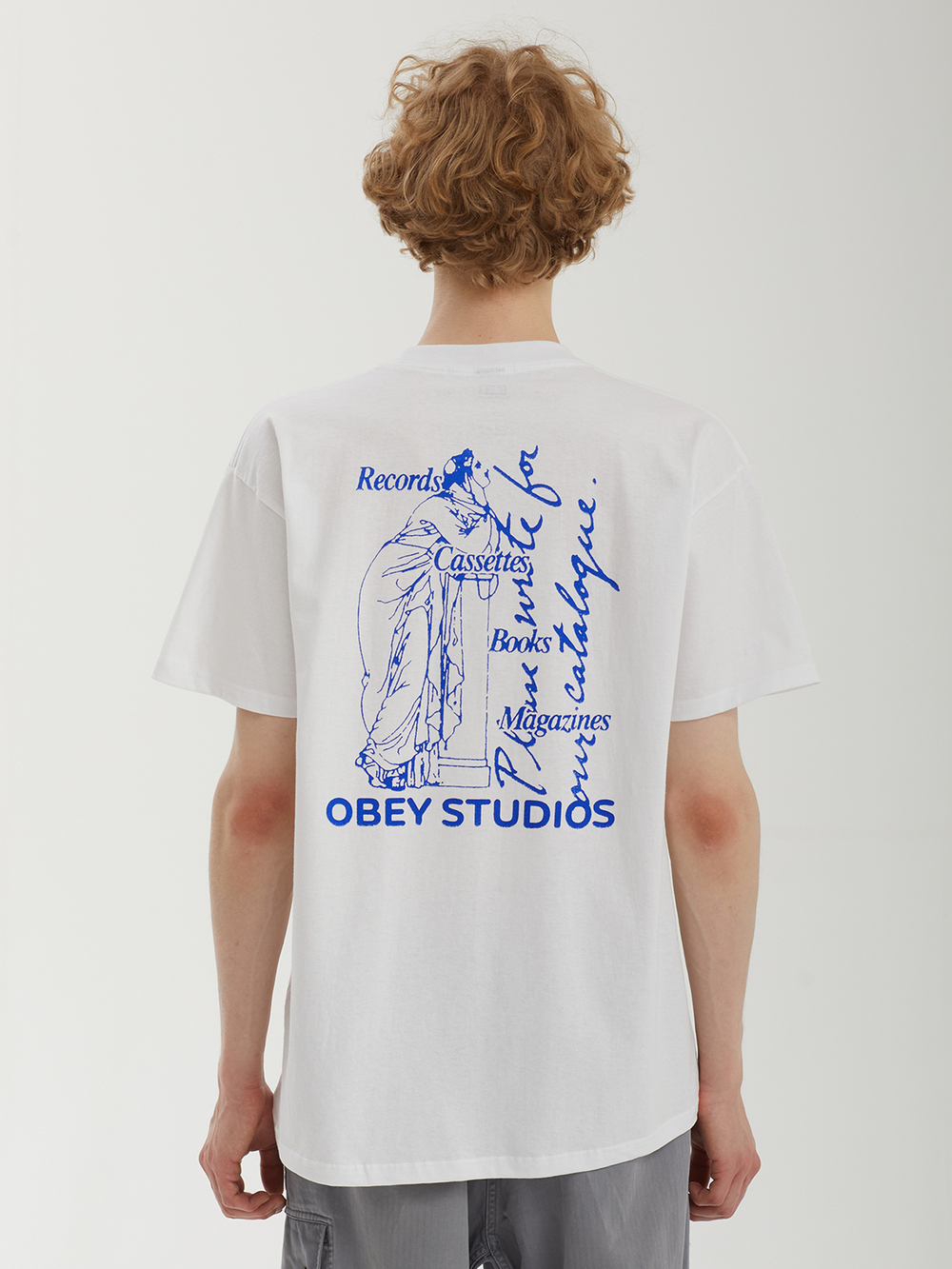 Мужская Футболка Obey Studios Catalogue