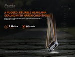 Фонарь налобный Fenix HM60R цвет камуфляж, ближний/дальний свет и красный свет, аккумуляторный, Type