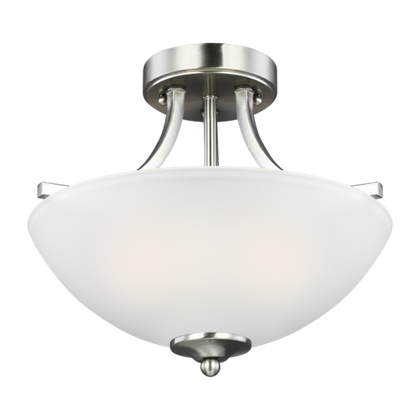 Светильник Visual Comfort Geary Small Two Light Semi-Flush Convertible Pendant