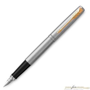 Перьевая ручка Parker Jotter Core F691 St Steel GT перо M (2030948)