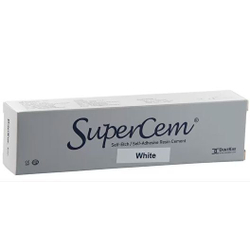 SuperCem (ЧамСуперЦем) постоянный композитный самопротравливающий цемент с двойным отверждением, для фиксации коронок и мостов DentKist белый 1