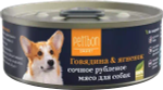 Корм консервированный для собак Petibon Smart "Рубленое мясо с говядиной и ягненком", 100 г