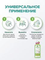 SYNERGETIC Средство д/мытья посуды, игрушек Зеленый чай 1л