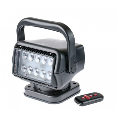 Фара-искатель Светодиодный 50W 5000К 12V, чёрный, LED 10 шт, с пультом, на магните, с ручкой