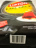 Lipton чай черный рассыпной Earl Grey, мелкий, 1000 г (Турция)