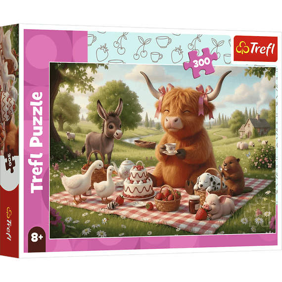 Pazl \ Puzzle \ Пазлы Puzzles - "300" - Sweet picnic / Trefl