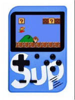 Игровая консоль SUP Game Box 400 игр беспроводная голубая