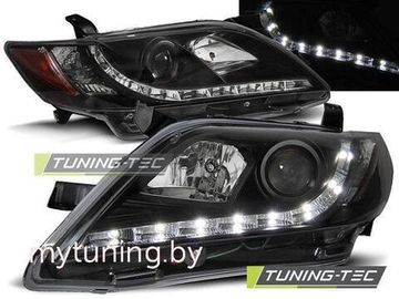 Передние фары DAYLIGHT BLACK для Toyota Camry V40