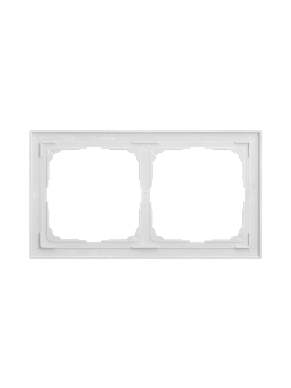 Рамка 2-м ArtGallery Pure органич. стекло бел. SE GAL320102