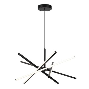 Подвесной светильник LED 60W 4000К 6563/60L чёрный Parker Lumion
