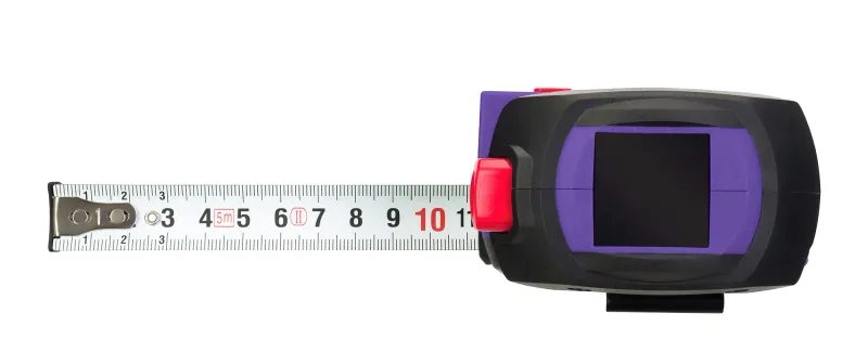 Рулетка с лазерным дальномером («3 в 1») Ermenrich Reel SLR600 PRO расправленная с измерительной лентой
