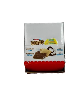 Шоколадно-молочное печенье Kinder Cards Mini( 30шт)