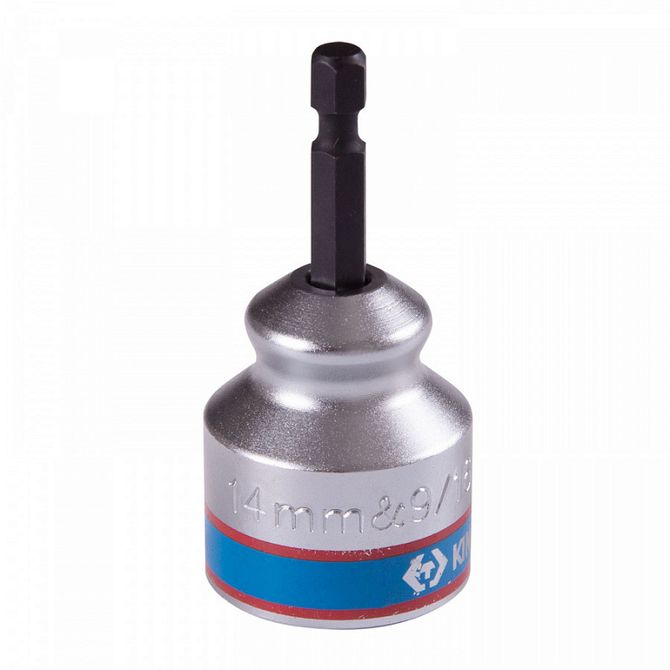 KING TONY (75A114M) Шпильковерт роликовый для шуруповерта 1/4", 14 мм