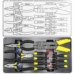 Набор инструментов 253пр. WMC TOOLS WMC-WMC254