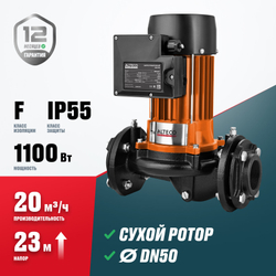 Индустриальный циркуляционный насос с фланцевым присоединением ALTECO PH 50/1100 F