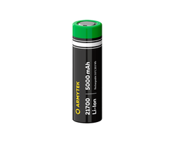 Аккумулятор незащищенный Armytek 21700 Li-Ion 5000 mAh