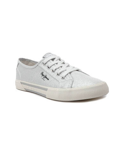 Кеды BRADY PARTY W Pepe Jeans London - серебряный(PLS31439)