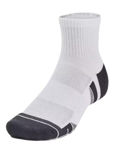 Теннисные носки Under Armour Performance Tech Quarter Socks 3-Pack - white/jet gray