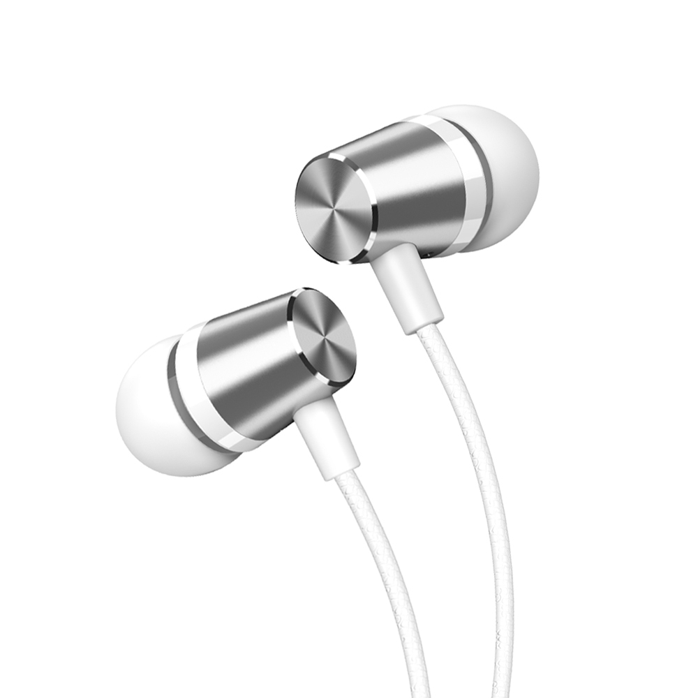 Наушники Deppa Stereo Alum Mini Silver