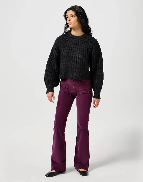 Джемпер женский WRANGLER PUFF SLEEVE SWEATER