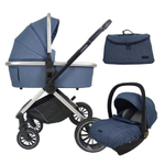 Детская модульная коляска Luxmom 750, автолюлька /выдвижная ручка /цвета