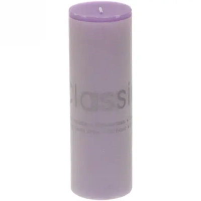 Свеча «Classic» 5*15см цвет лавандовый ZD-004