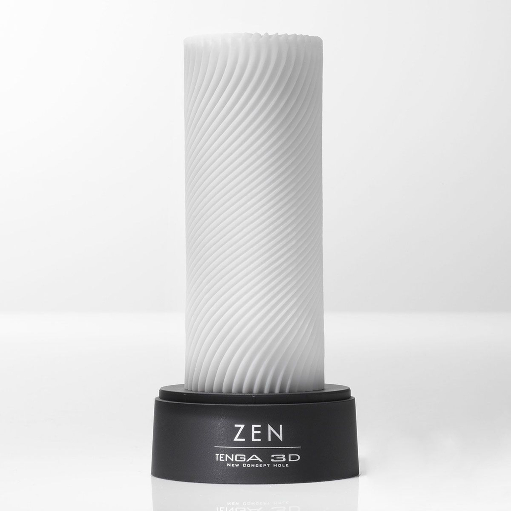 Белый 3D мастурбатор ZEN (Цвет: белый)