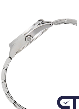 Casio LTP-1241D-4A3 — женские часы с нежно-розовым циферблатом и датой