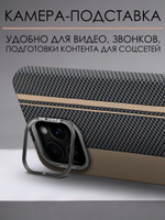 Дизайнерский чехол для IPHONE 16 PRO MAX с камерой-подставкой и MagSafe
