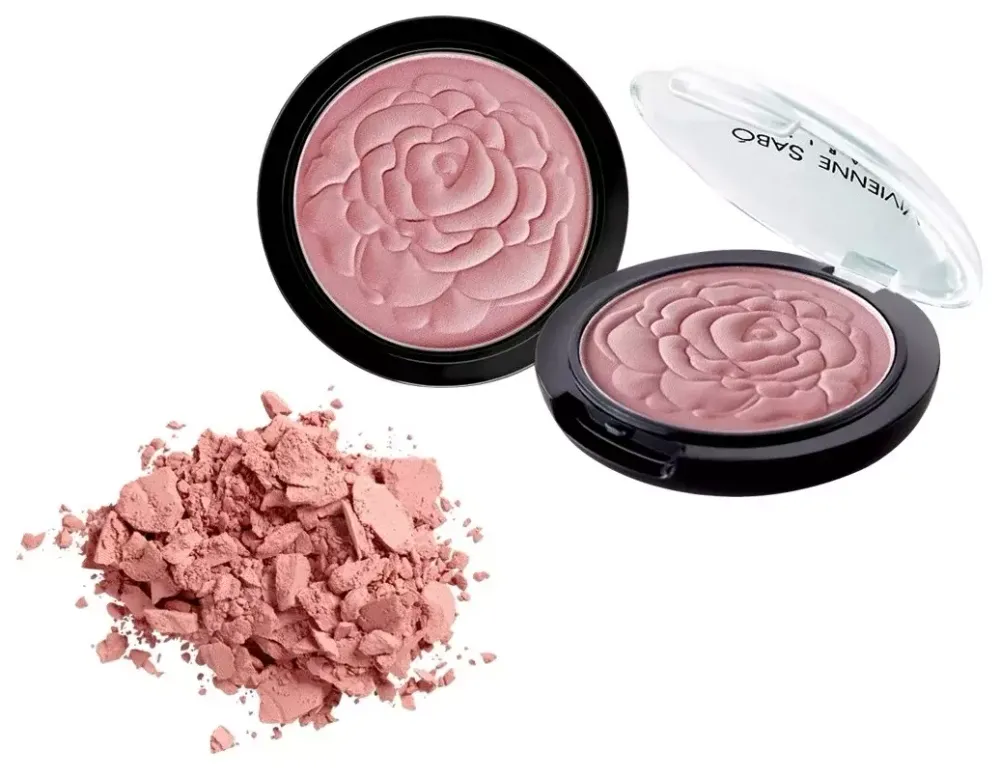 Румяна Vivienne Sabo рельефные Rose de velours - 22 Розовый светлый холодный
