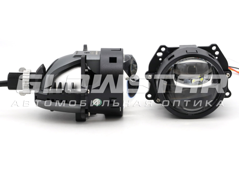 Билед модули Aozoom Z1 Pro Black King Kong Laser Original 3.0 дюйма, 2 чипа, 5500K, 12V, 55W/75W, крепление 3R и гаечное (комплект, 2шт)