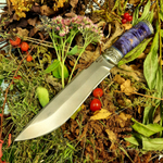 Нож Бизон, BOHLER S390, стабилизированная карельская береза