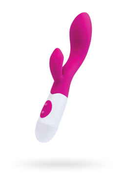 Вибратор с клиторальным стимулятором A-Toys by TOYFA Fela, силикон, розовый, 20,5 см