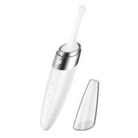 Белый точечный стимулятор 16,5см Satisfyer Twirling Delight