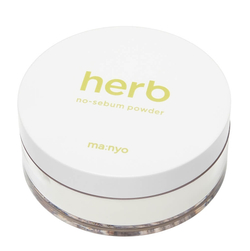MN Herb Green No-Sebum Powder, 6.5g - Матирующая рассыпчатая пудра с комплексом трав