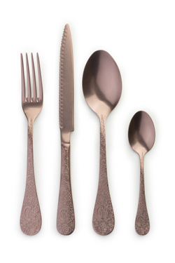 Набор столовых приборов на 6 персон 24 предметов Herdmar Betty Chocolate 45