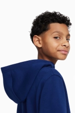 Кофта Nike Erling Haaland Club Fleece Junior - темно-синий