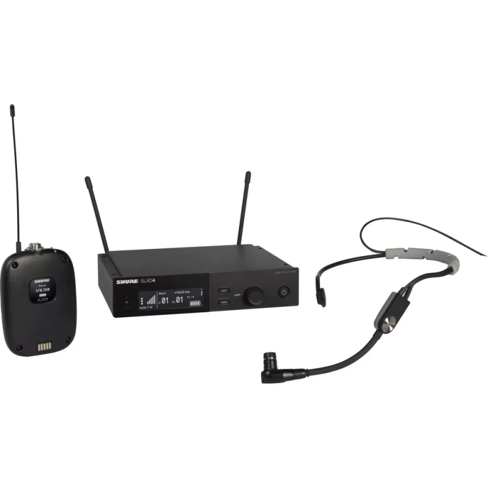 Shure SLXD14E/SM35 — цифровая радиосистема с головным микрофоном SM35