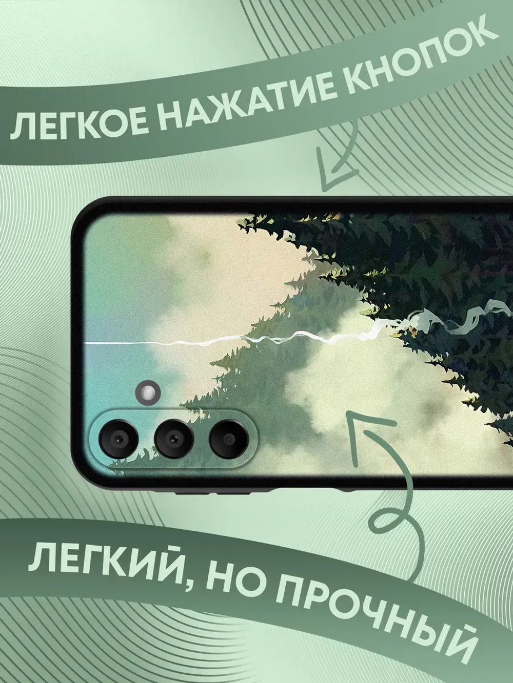Чехол на Samsung A15 с принтом