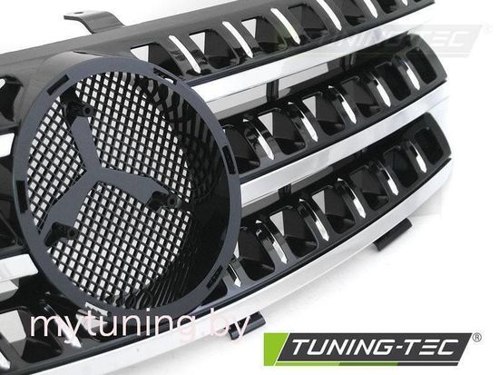 Решетка радиатора BLACK CHROME для Mercedes ML W164