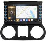 Магнитола для Jeep Wrangler 2010-2014 - Kuberg OL-1258-1 (кнопки и крутилки), Android 12, Быстрая, CarPlay, 4G SIM-слот