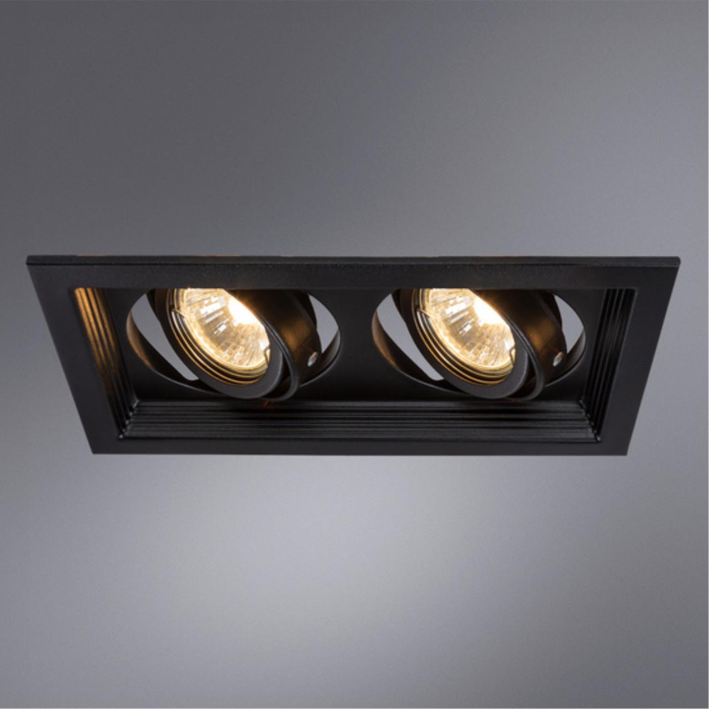 Встраиваемый светильник Arte Lamp CANIS A6661PL-2BK