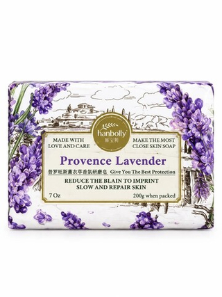 Мыло туалетное с ароматом лаванды HANBOLLY Provence Lavender Soap 200 гр
