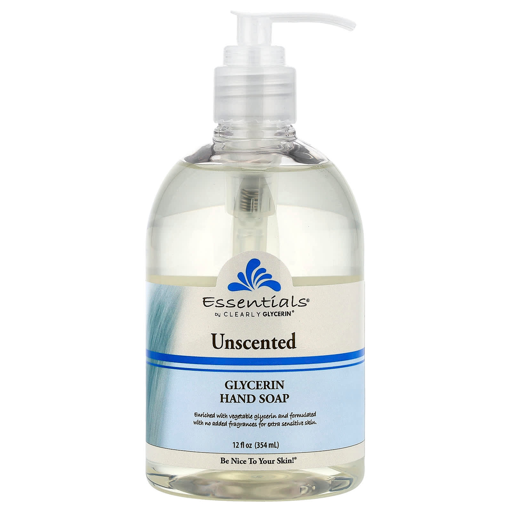 Clearly Natural, Essentials®, глицериновое мыло для рук, без отдушки, 354 мл (12 жидк. унций)