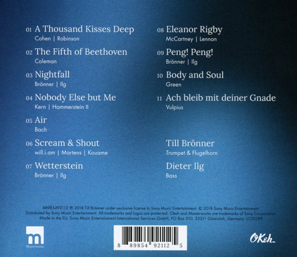 Till Bronner & Dieter Ilg / Nightfall (CD)